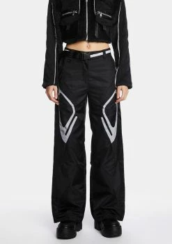 Poster Grl Wide Leg Pants Future Couture Reflective Pants