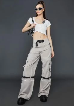 Poster Grl Crop Tee Have No Fury Asymmetric Tee