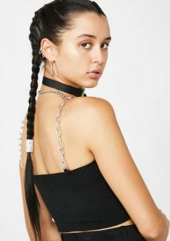 Poster Grl Danger Zone Chain Cami Tops