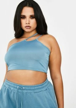 Poster Grl Chill Bye Send To Voicemail Crop Tank