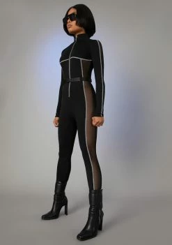 Poster Grl Switching Lanes Sporty Jumpsuit Catsuits