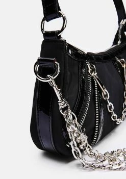 Poster Grl Bags & Wallets Don't Touch Chain Shoulder Bag