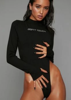 Poster Grl Stay Watching Long Sleeve Bodysuit Tops