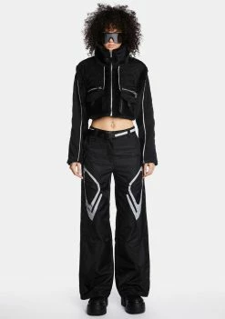 Poster Grl Wide Leg Pants Future Couture Reflective Pants