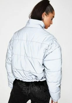 Poster Grl Future Finesse Reflective Jacket Outerwear