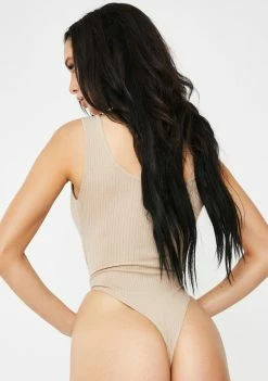 Poster Grl Tops Nude Werk The Mirror Tank Bodysuit