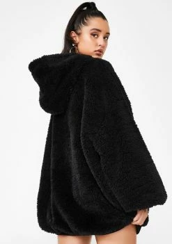 Poster Grl Realer Than Real Fuzzy Hoodie Tops