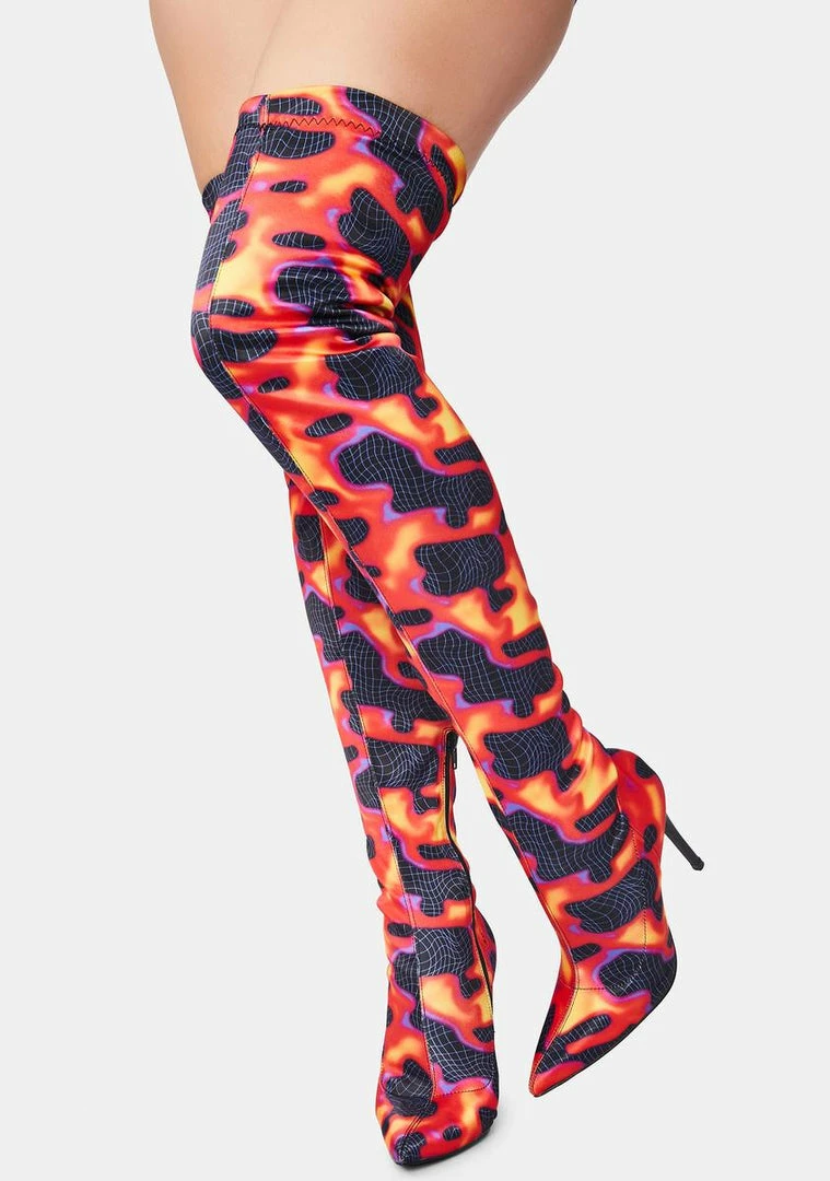 Poster Grl Boots & Booties Heatin' Up Thigh High Boots 3 Poster Grl Boots & Booties Heatin' Up Thigh High Boots