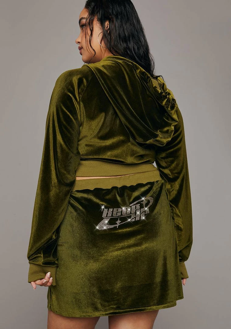 Poster Grl Plus Moss Kissed A Girl Velour Skirt Set Skirts Set 4 Poster Grl Plus Moss Kissed A Girl Velour Skirt Set Skirts Set