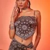 Poster Grl After Sundown Bandana Crop Top Tops