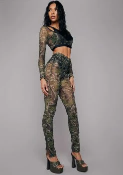 Poster Grl I'm A Catch Mesh Pants Set