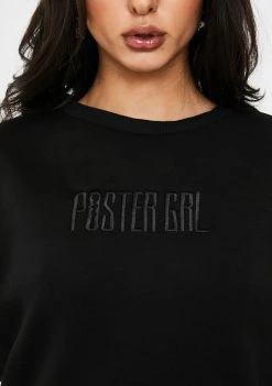 Poster Grl Tops In Squad We Trust Sweater Dress