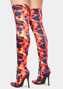 Poster Grl Boots & Booties Heatin' Up Thigh High Boots 9 Poster Grl Boots & Booties Heatin' Up Thigh High Boots