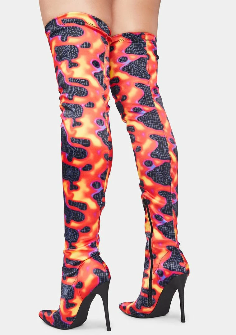 Poster Grl Boots & Booties Heatin' Up Thigh High Boots 5 Poster Grl Boots & Booties Heatin' Up Thigh High Boots