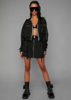 Poster Grl Take The Title Crop Hoodie