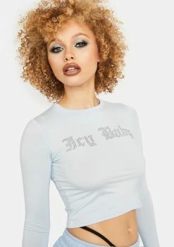 Poster Grl Icy Baby Long Sleeve Crop Top