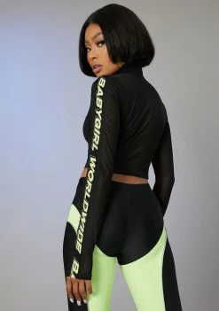 Poster Grl Run The Scene Mesh Top