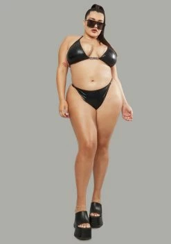 Poster Grl She's 2 Much 4 U Bikini Set Swim