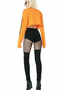 Poster Grl Bottoms All About It Fishnet Corset Leggings