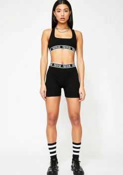 Poster Grl Tops Night Boss Mode Sports Bra