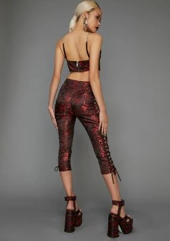 Poster Grl Clout Games Pedal Pusher Pants Bottoms