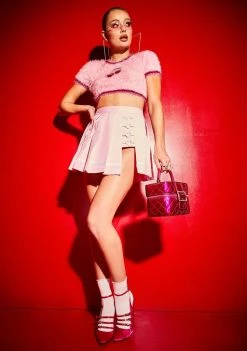 Poster Grl School Sweetheart Pleated Skirt