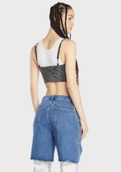 Poster Grl Bling My Type Underbust Corset Corset Top