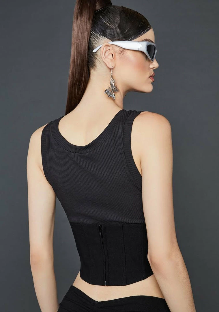 Poster Grl Noir Search And Destroy Corset Tank 4 Poster Grl Noir Search And Destroy Corset Tank