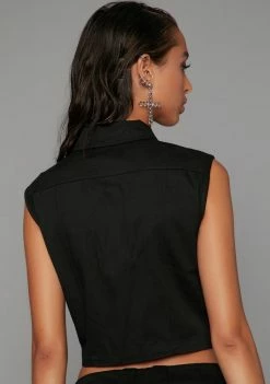 Poster Grl Make It Work Military Top