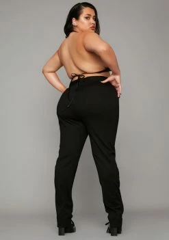 Poster Grl Babe Look At Me Now Ruched Pants Bottoms