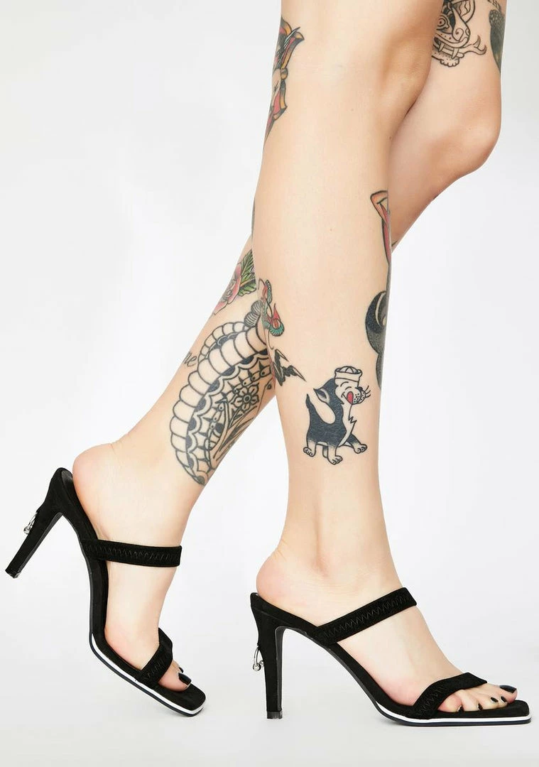 Poster Grl Where's My Check Pierced Heels 4 Poster Grl Where's My Check Pierced Heels