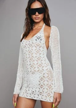 Poster Grl Dance With You Crochet Dress Set