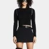 Poster Grl On A Mission Wrap Skirt Mini Skirt