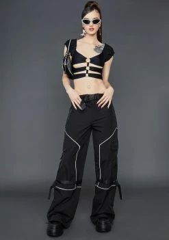 Poster Grl Bad Blood O-Ring Crop Top