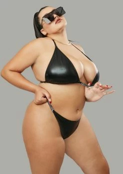 Poster Grl She's 2 Much 4 U Bikini Set Swim