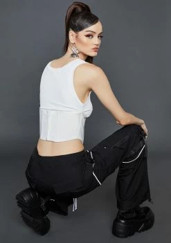 Poster Grl Search And Destroy Corset Tank Corset Top