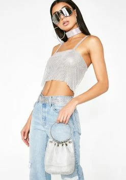 Poster Grl Boujee Beverly Rhinestone Bag