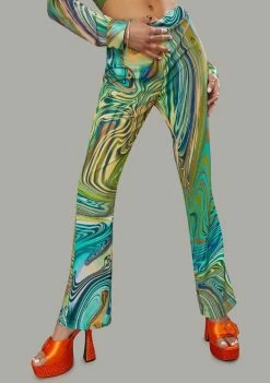 Poster Grl Hypnotic Habits Kick Flare Pants