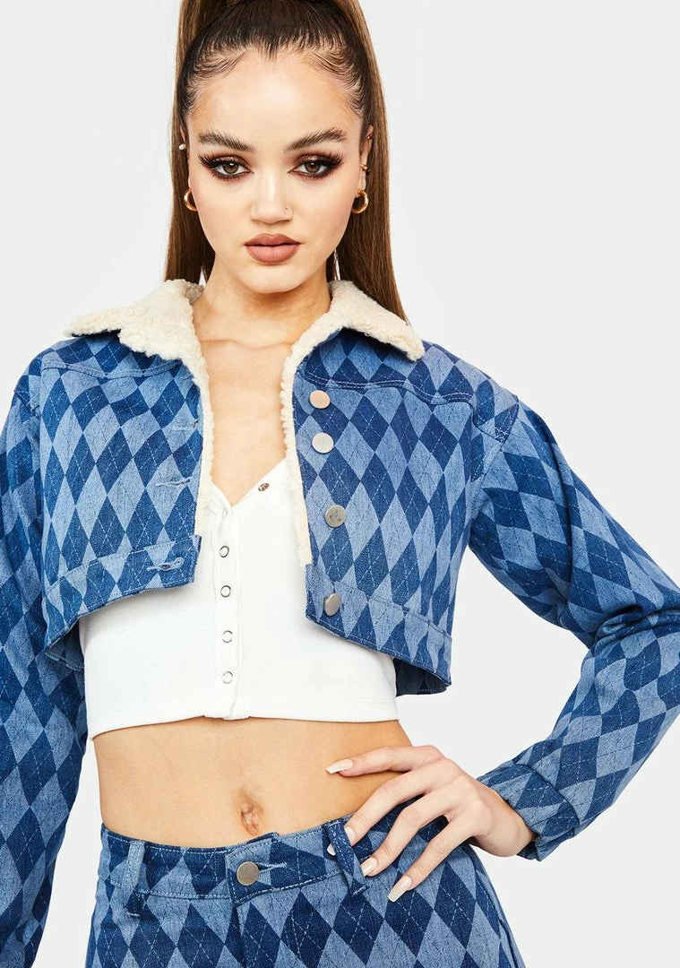 Poster Grl Outerwear Classy Act Denim Crop Jacket 1 Poster Grl Outerwear Classy Act Denim Crop Jacket