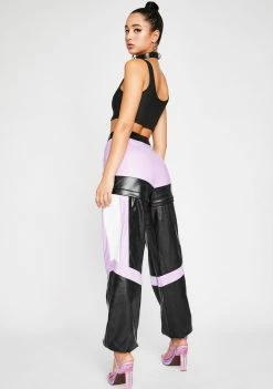 Poster Grl Bottoms High Profile Convertible Moto Pants