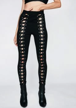 Poster Grl So Notorious Lace-Up Leggings