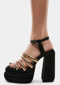 Poster Grl Fiery Disguise Platform Sandals