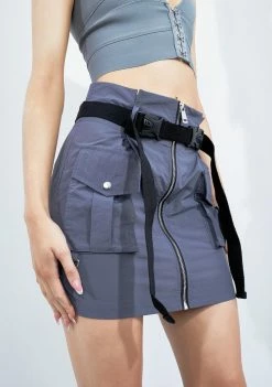 Poster Grl Bottoms Lead The Pack Mini Cargo Skirt