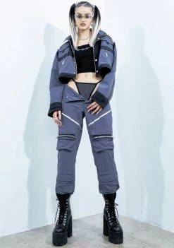 Poster Grl Bottoms Lead The Pack Nylon Cargo Pants