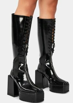 Poster Grl Main Character Patent Platform Boots