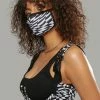 Poster Grl Face Masks Warped Realm Checkered Face Mask