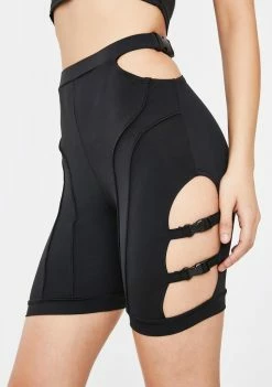 Poster Grl Feature Me Buckle Biker Shorts Bottoms