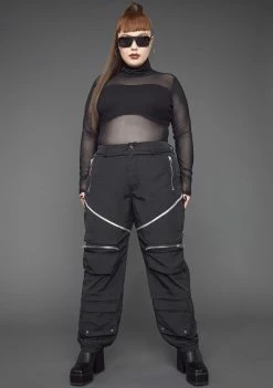 Poster Grl Tops Can't Figure Me Out Mesh Bodysuit