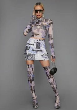 Poster Grl Boots & Booties QR Cutie Thigh High Boots