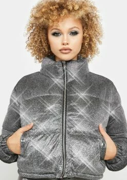 Poster Grl Tundra Tamer Sparkle Puffer Jacket
